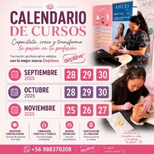 DIPLOMADO INTENSIVO DEPILACIÓN SEPTIEMBRE 2026 - WAXING ACADEMY CHILE